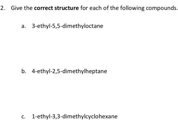 3 ethyl 2 5 dimethylhexane structure