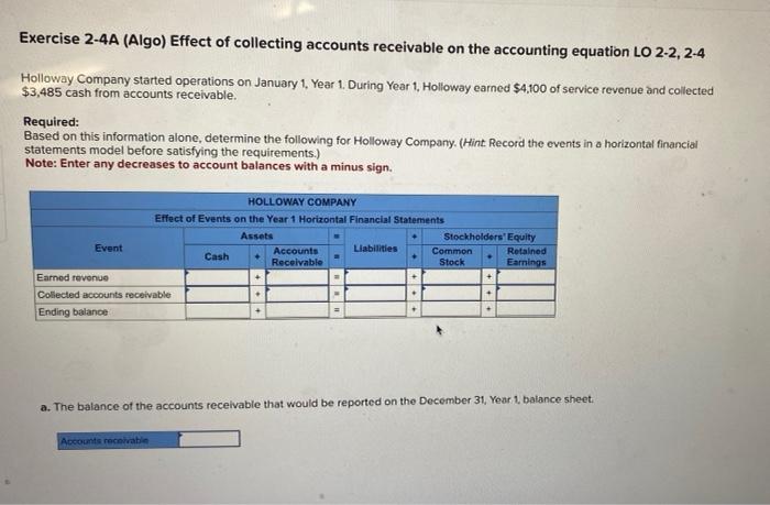 solved-exercise-2-4a-algo-effect-of-collecting-accounts-chegg