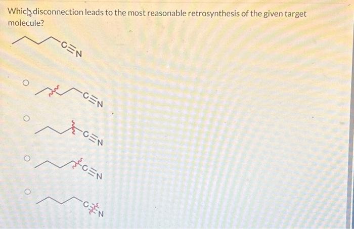 Solved Which disconnection leads to the most reasonable | Chegg.com