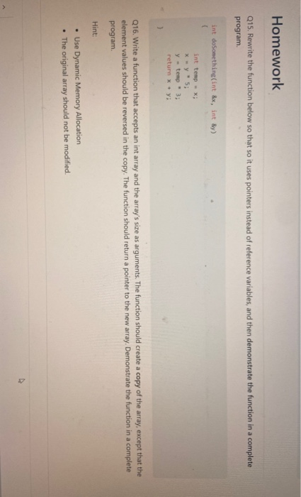 Solved Homework Q15. Rewrite the function below so that so | Chegg.com