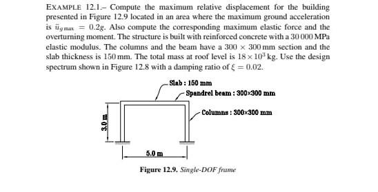 Solved EXAMPLE 12.1.- Compute the maximum relative | Chegg.com