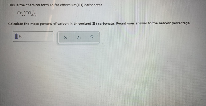 chromium iii carbonate