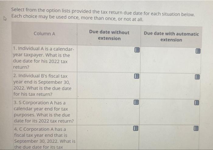 solved-select-from-the-option-lists-provided-the-tax-return-chegg