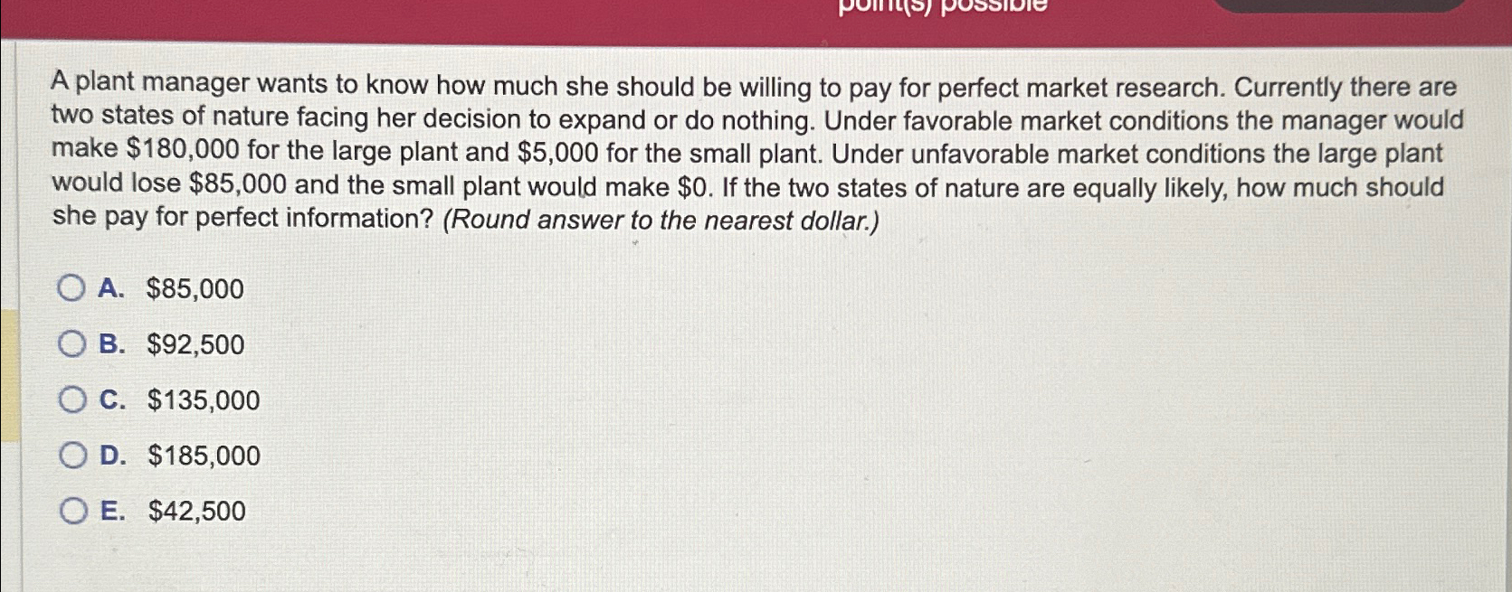 Solved A plant manager wants to know how much she should be | Chegg.com