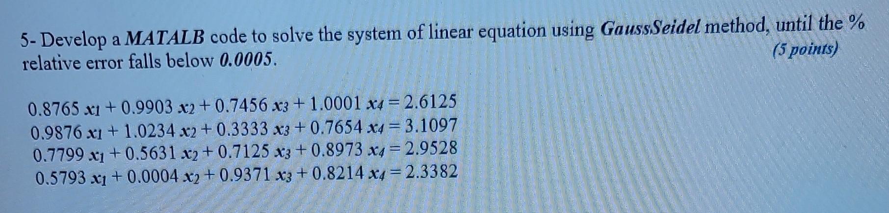 Solved I'm confused on the MATLAB code. Please show code and | Chegg.com