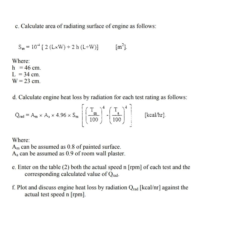 Solved Experiment (7) The Heat Loss by Radiation and Other | Chegg.com
