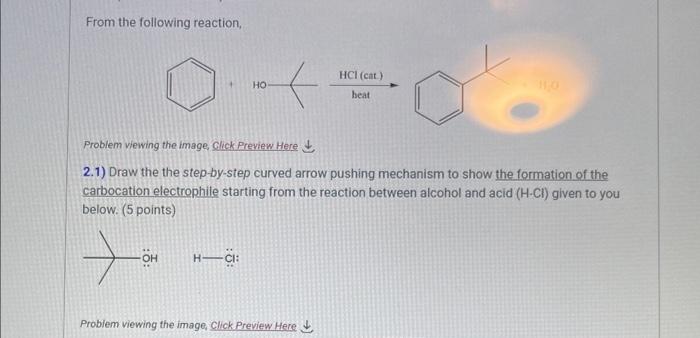 Solved From the following reaction, Problem viewing the | Chegg.com