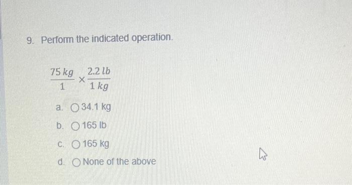 75 kg in clearance lb