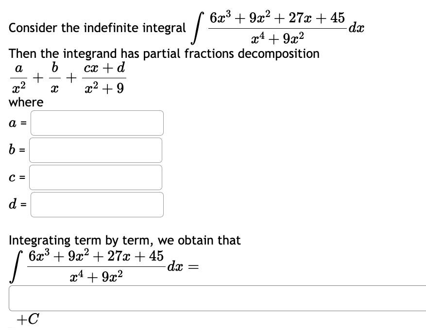 Solved Consider The Indefinite Integral Chegg solved-consider-the-indefinite-integral-chegg