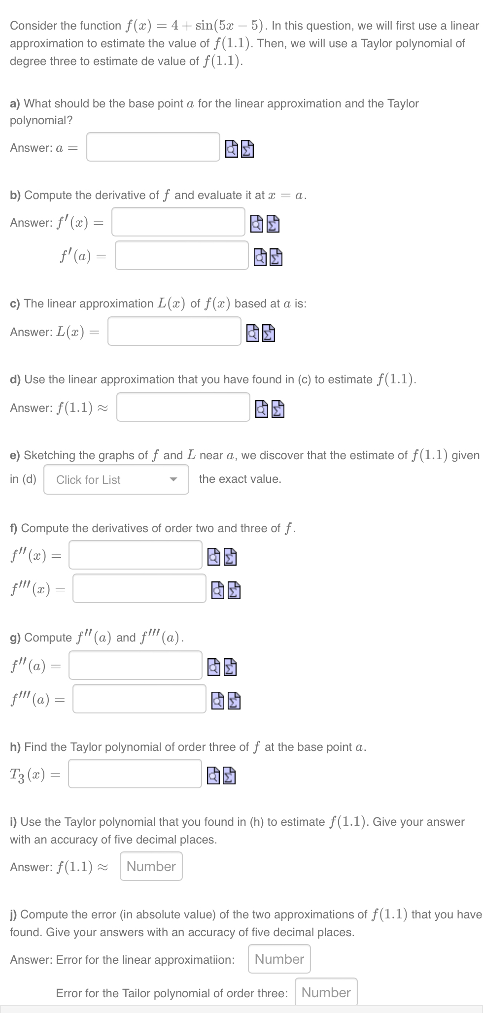 Solved Consider the function f(x)=4+sin(5x-5). ﻿In this | Chegg.com