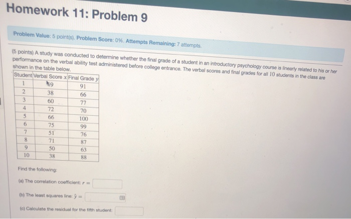 Solved for the first problem I only need the last one. for | Chegg.com