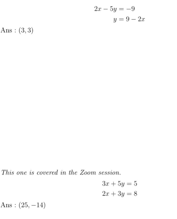 Solved Uctions Solve The System Of Linear Equations By The Chegg Com