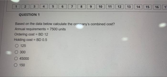 Solved QUESTION Based on the data below calculate the | Chegg.com