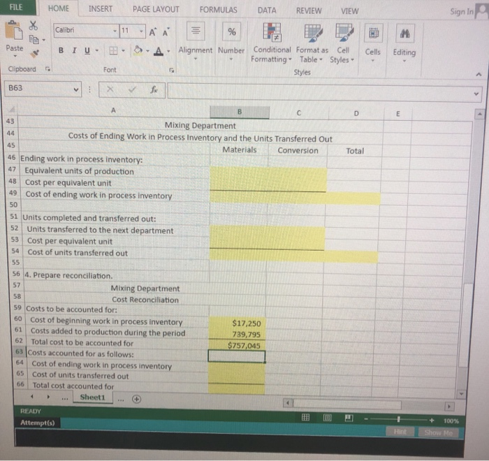 Solved Process Costing using the Weighted-Average Method 1. | Chegg.com