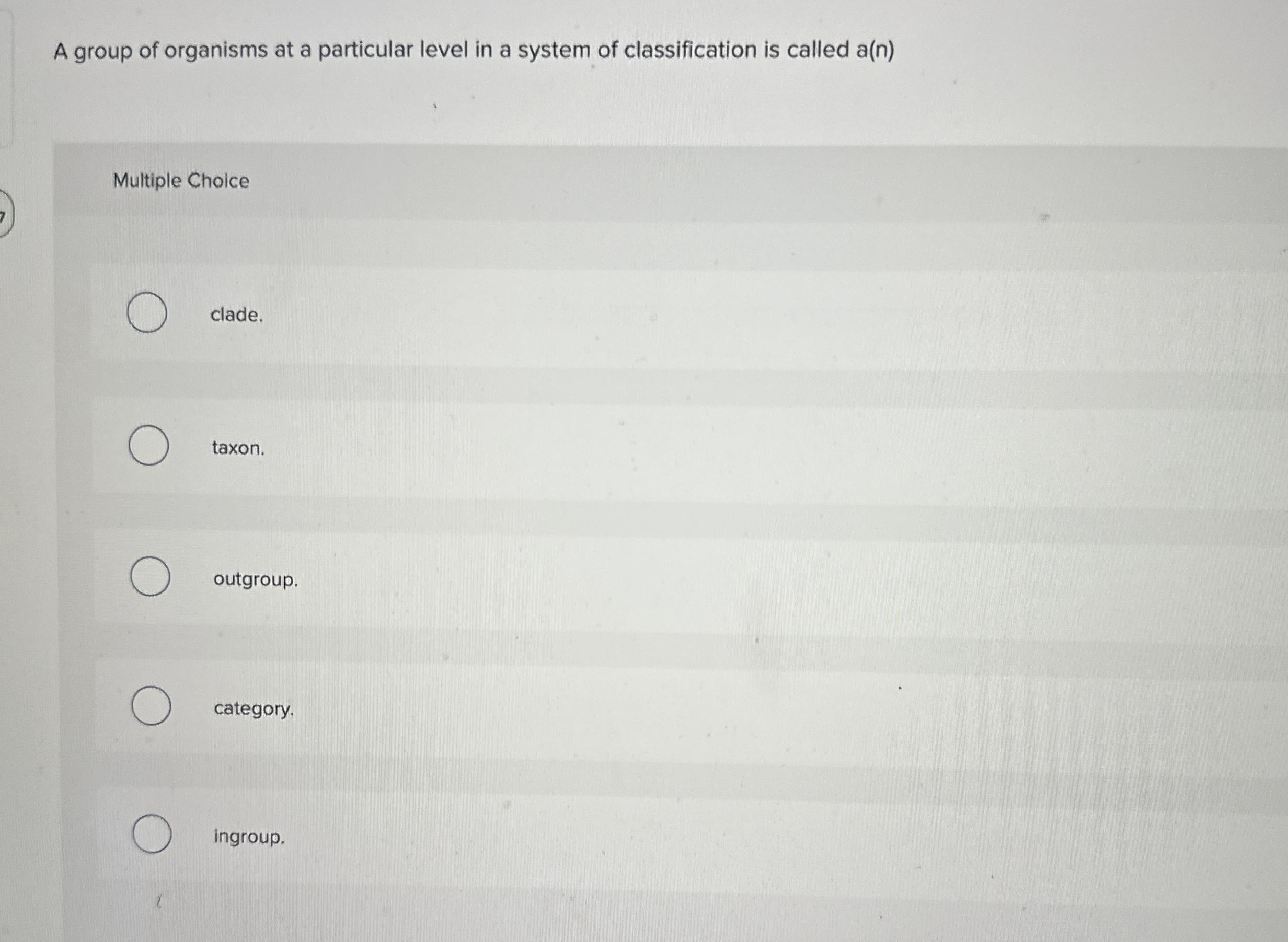 Solved A group of organisms at a particular level in a | Chegg.com