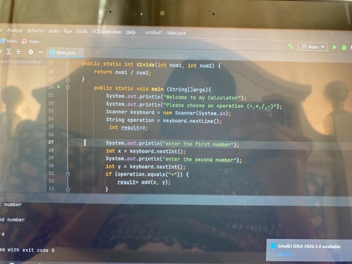 Solved My code is correct. I need ti explain what I did and | Chegg.com