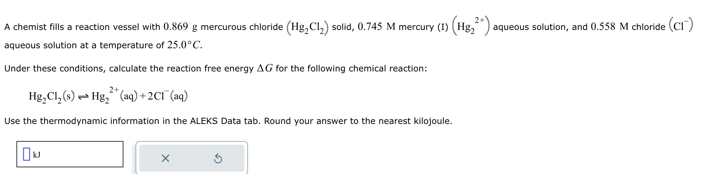 Solved A Chemist Fills A Reaction Vessel With 0 869g