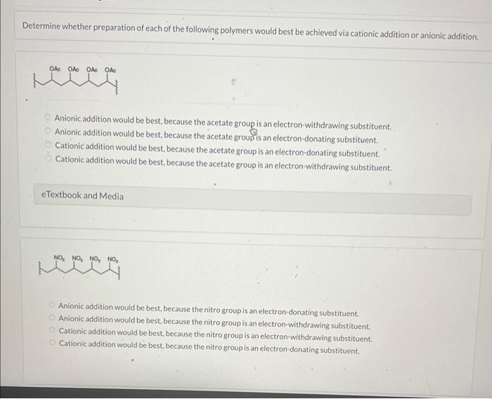 Solved Determine whether preparation of each of the | Chegg.com