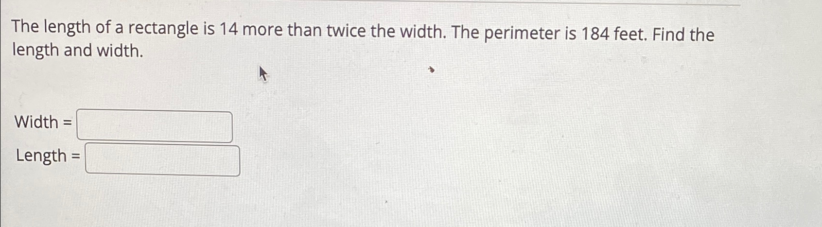 solved-the-length-of-a-rectangle-is-14-more-than-twice-the-chegg