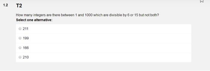 Solved How many integers are there between 1 and 1000 which | Chegg.com