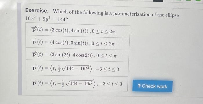 Solved Exercise. Which of the following is a | Chegg.com