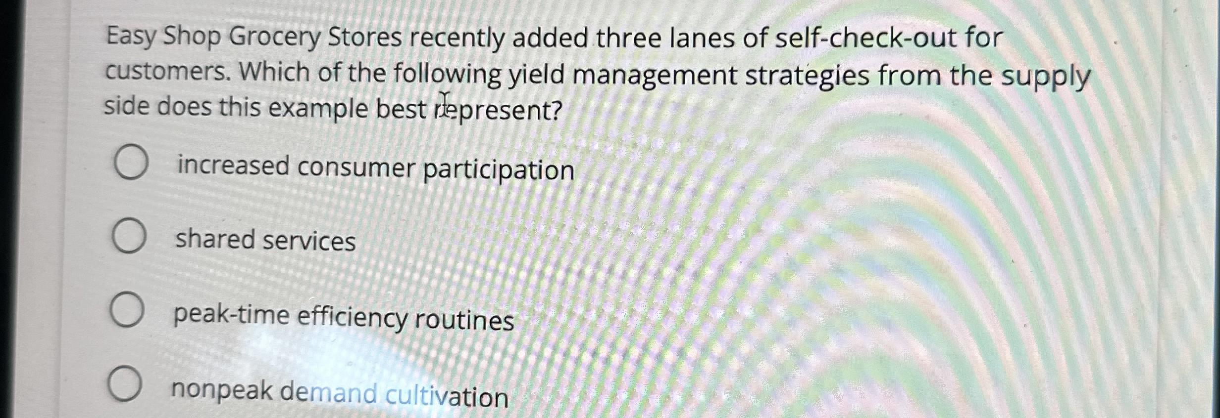 Easy Shop Grocery Stores recently added three lanes