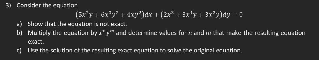 Solved Consider The Equation | Chegg.com