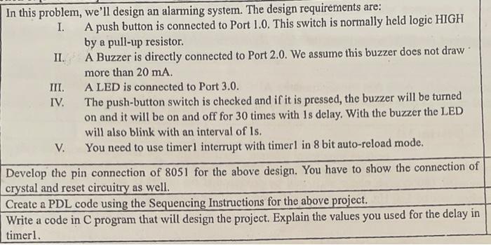 Solved In this problem, we
