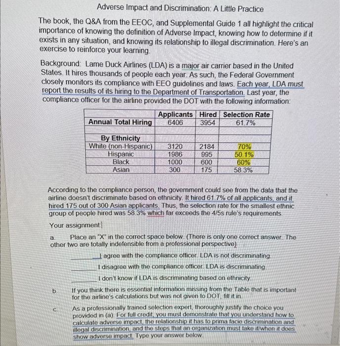 solved-adverse-impact-and-discrimination-a-little-practice-chegg