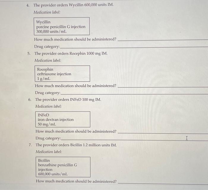 Solved Parenteral Administration Practice Problems