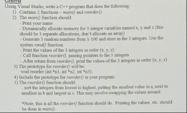 Solved senteralUsing Visual Studio, write a C program that | Chegg.com