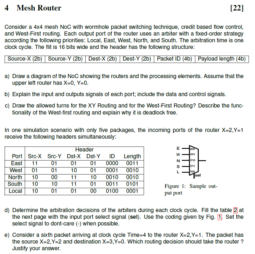 Web Router Qution I need to solve my MESH Router question. | Chegg.com