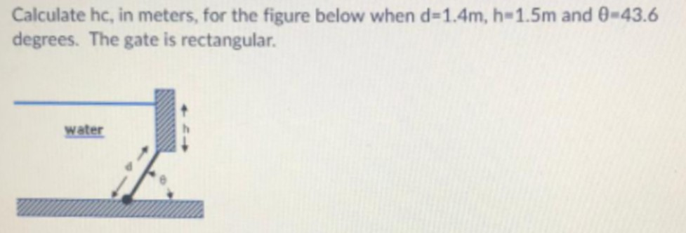 Hc Calculation Solved Calculate hc, in meters, for the figure below when | Chegg.com