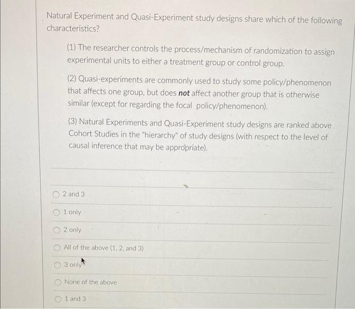 natural quasi experiment example