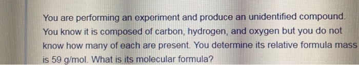 Solved You Are Performing An Experiment And Produce An | Chegg.com