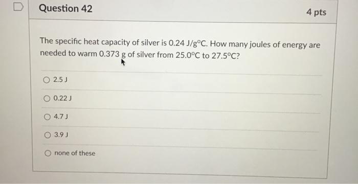 Solved Question 38 1 99 Mol Of Co2 At Stp Will Occupy 48 Chegg Com