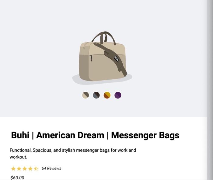 Optimize the American Dream Backpack Landing Page