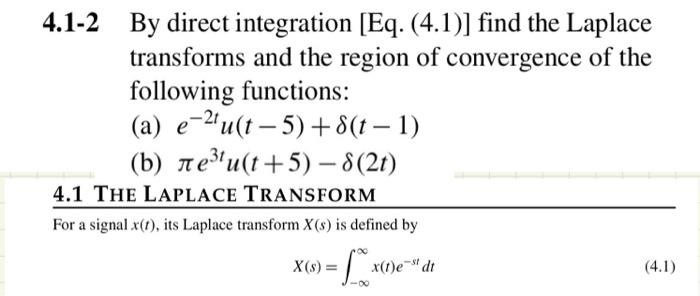 Solved 4.1-2 By direct integration [Eq. (4.1)] find the | Chegg.com