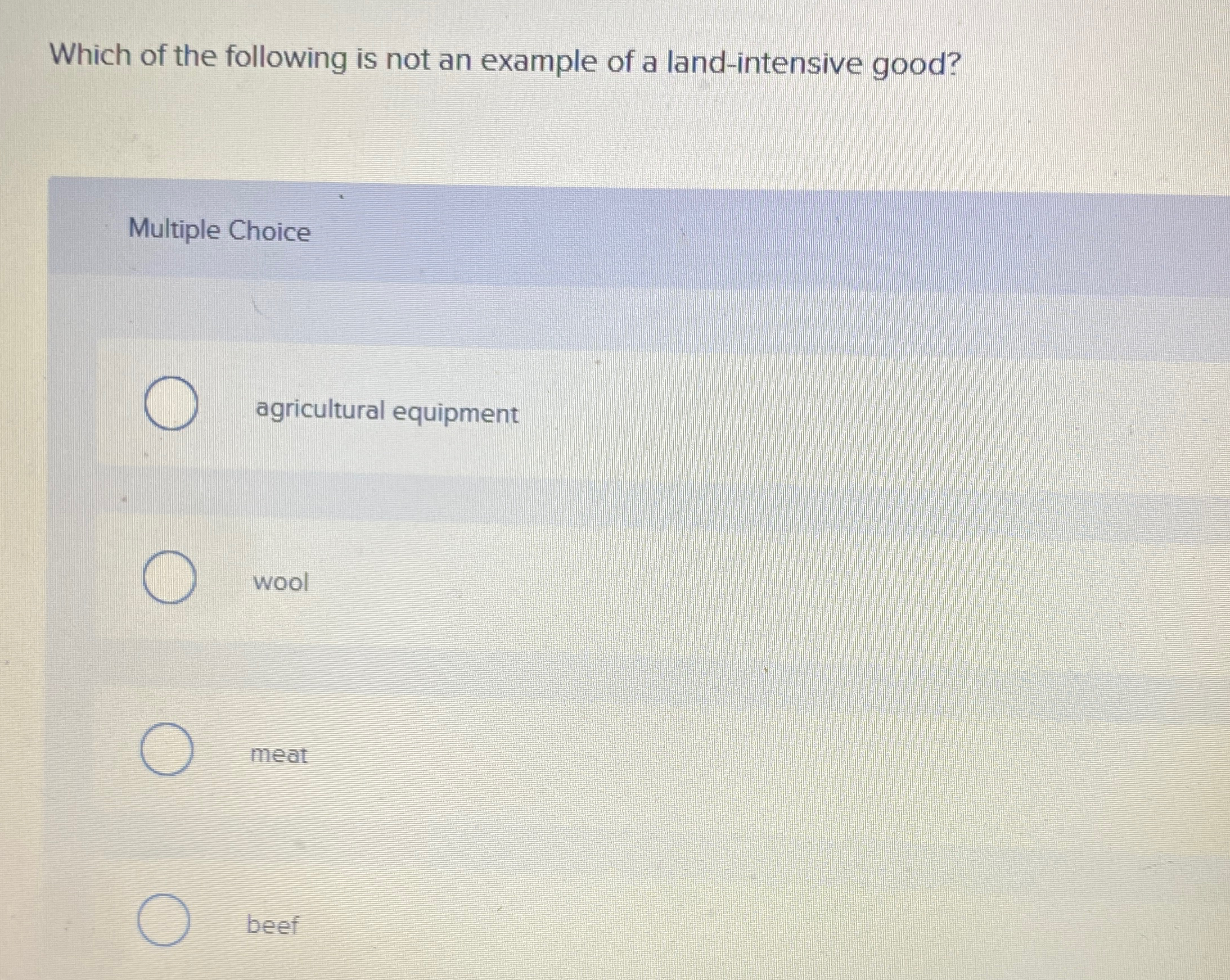 Solved Which of the following is not an example of a | Chegg.com