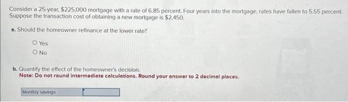 225 000 mortgage monthly payment