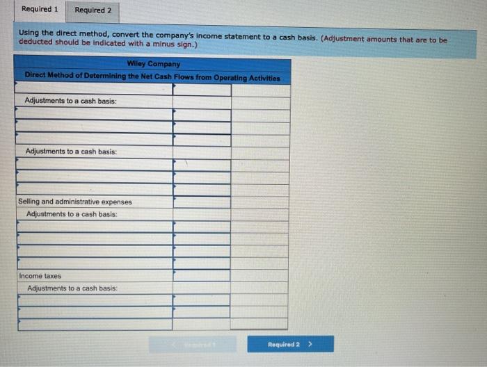 Solved Wiley Company's income statement for Year 2 follows: | Chegg.com