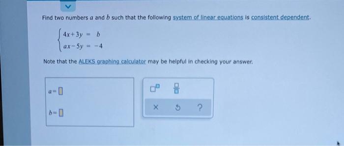 Solved Find Two Numbers A And B Such That The Following | Chegg.com