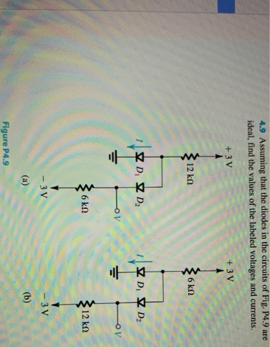 Solved 44 In Each Of The Ideal Diode Circuits Shown In Fig 7476