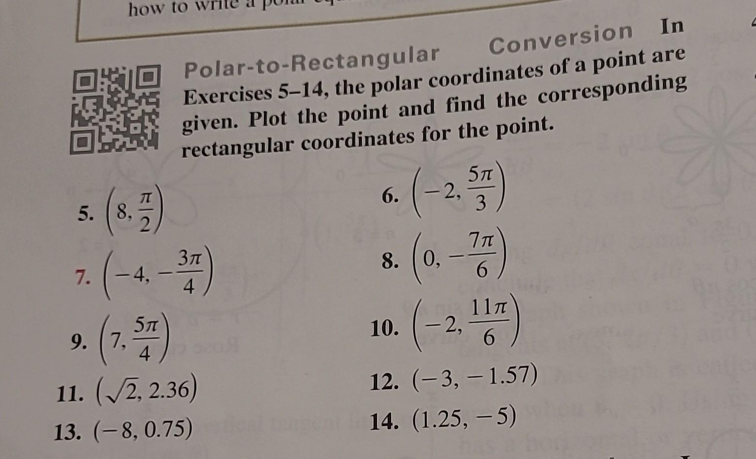 Solved How do I do this question 6 and 8 and plot points | Chegg.com