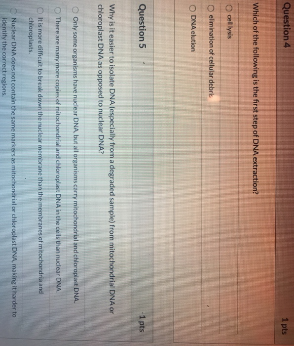 Solved Question 1 1 pts end of the electrical field During | Chegg.com