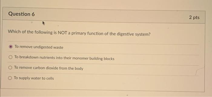 Solved Question 6 2 pts Which of the following is NOT a | Chegg.com