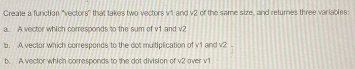 Solved Create a function 
