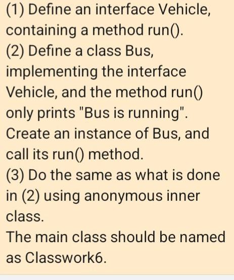 Solved a program in object oriented programming running | Chegg.com
