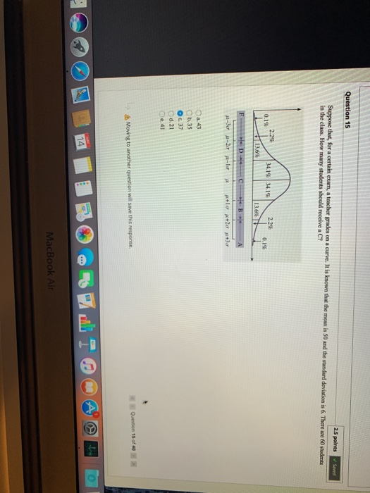 Solved Question 15 25 points Saved Suppose that, for a | Chegg.com