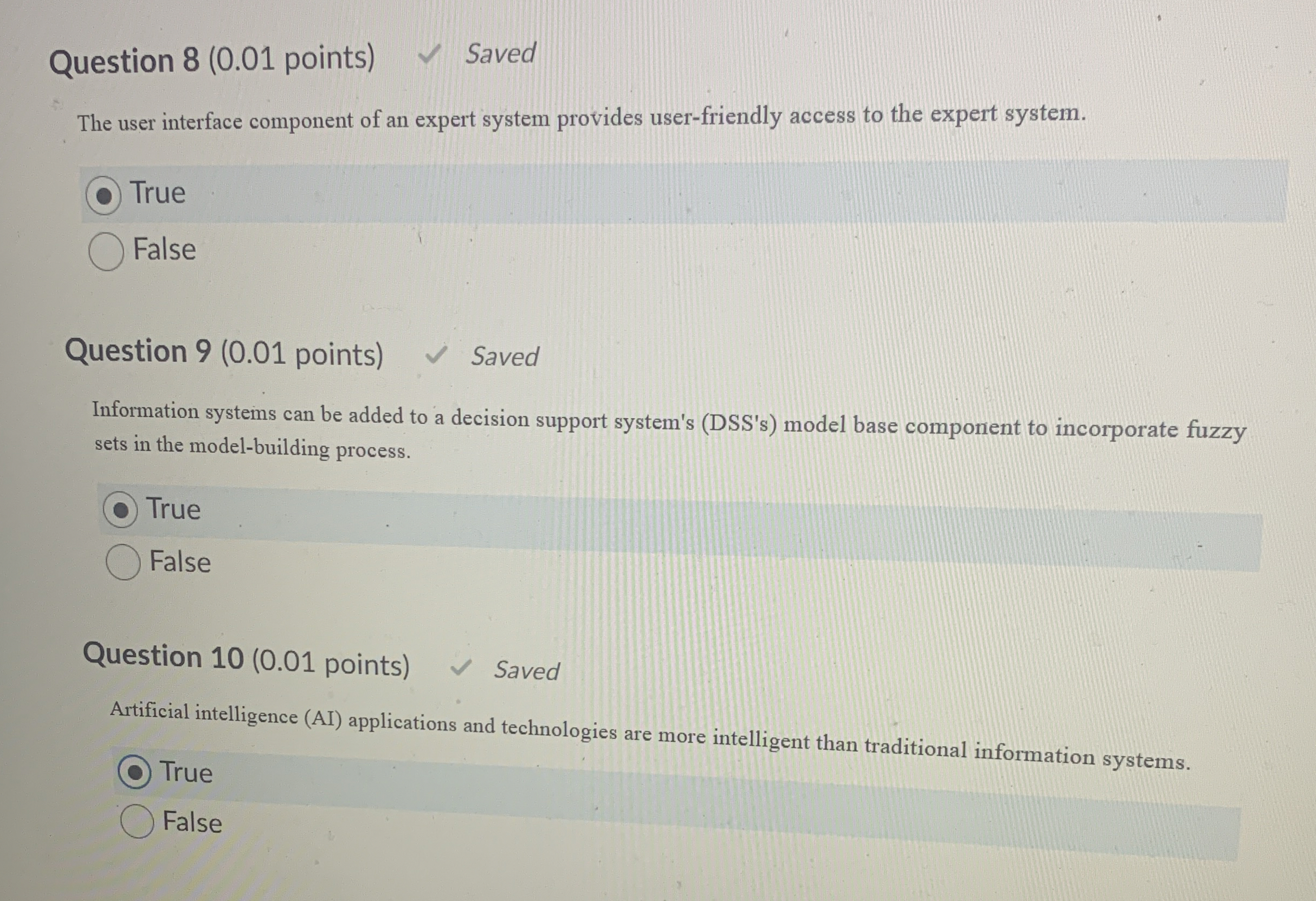 Solved Question 8 (0.01 ﻿points)The user interface component | Chegg.com